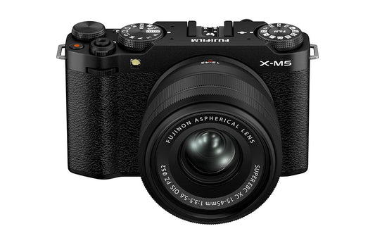 Fujifilm X-M5 Camera with XC15-45mmF3.5-5.6 OIS PZ Lens | Black | 16900733